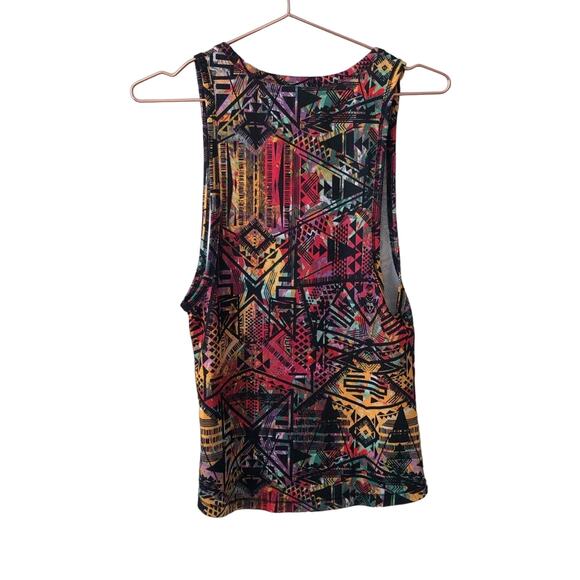 Reebok multicolor tribal printed mesh muscle tank - Picture 3 of 6